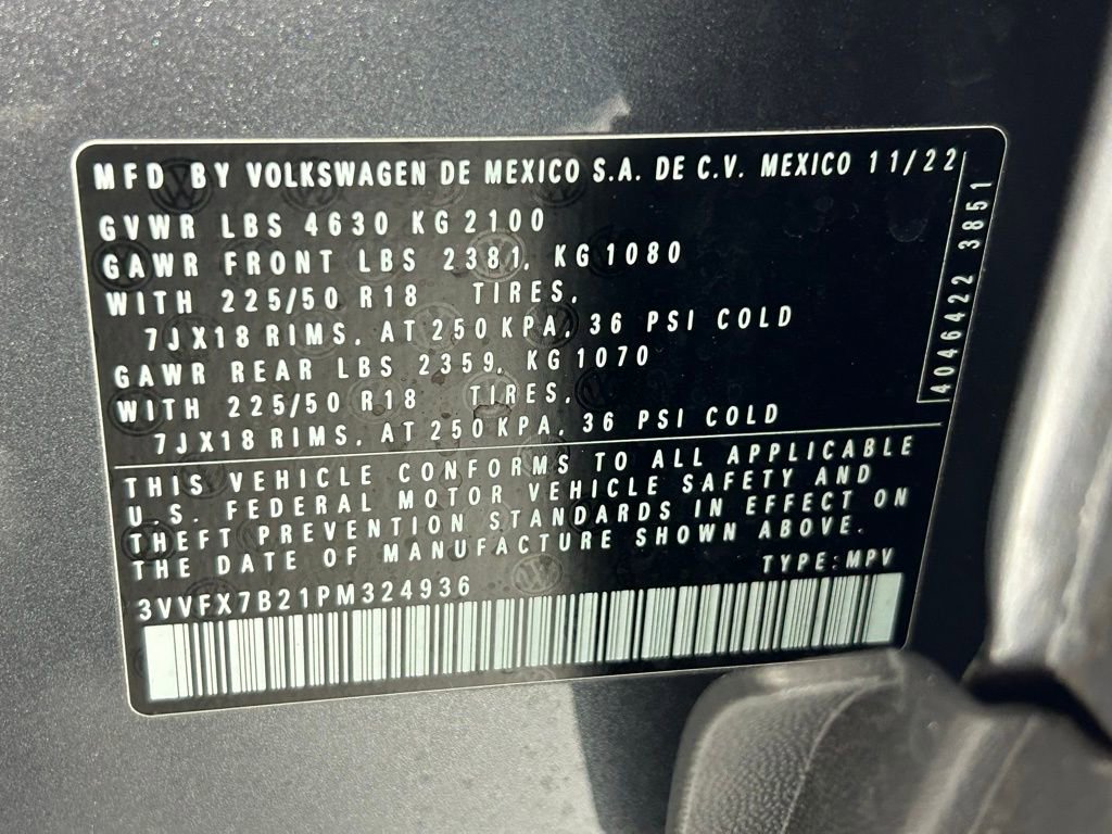 Used 2023 Volkswagen Taos S image 35