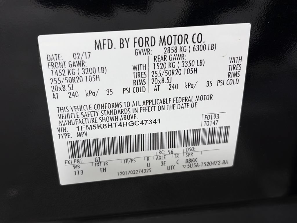 Used 2017 Ford Explorer Platinum AWD/4WD image 9
