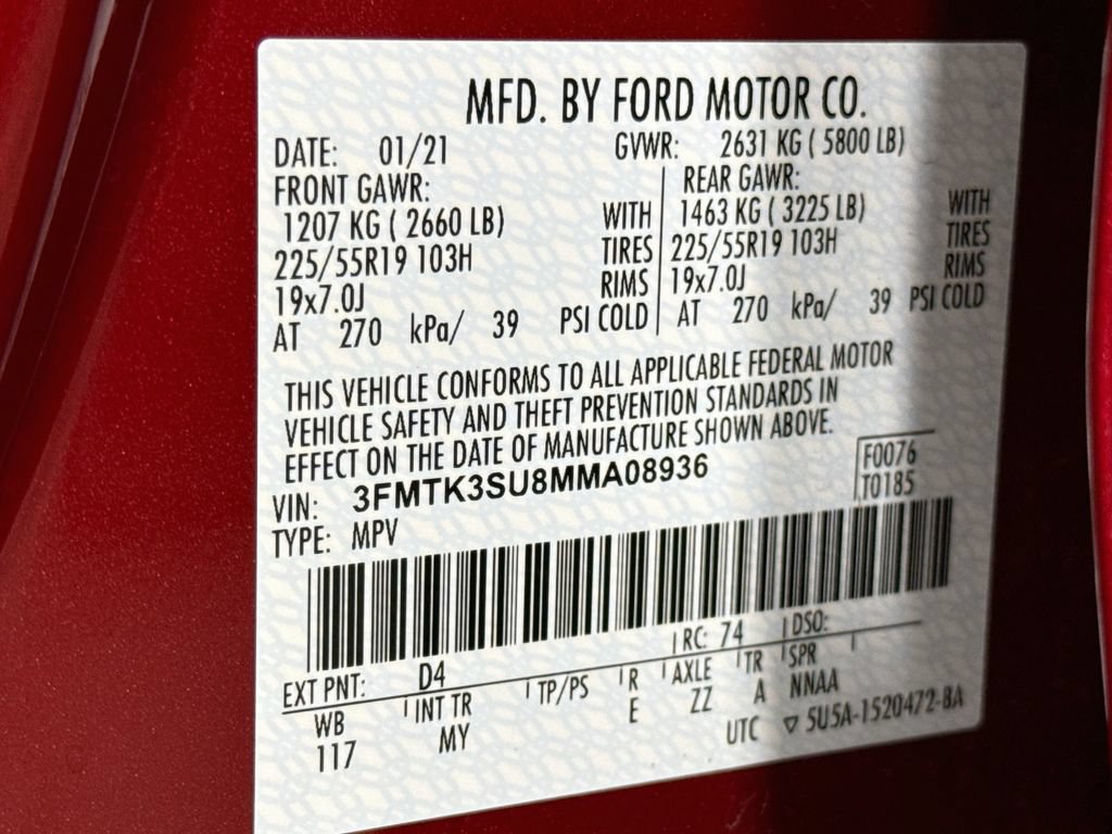 Used 2021 Ford Mustang Mach-E Premium AWD/4WD image 36