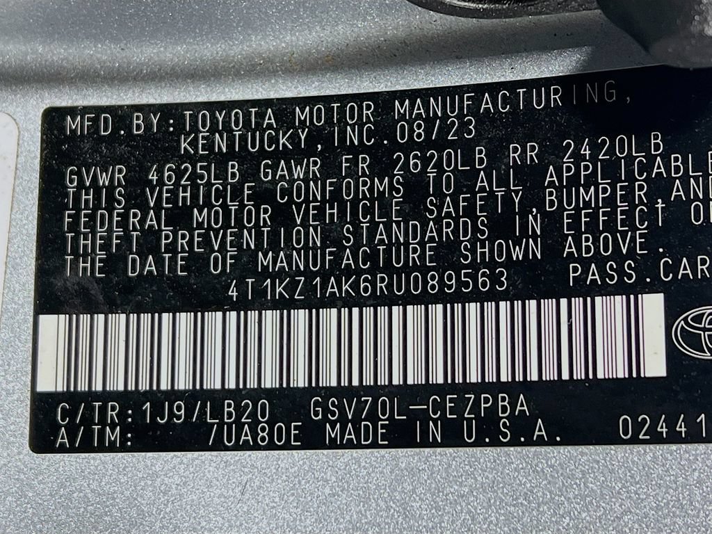 Certified 2024 Toyota Camry XSE FWD image 28