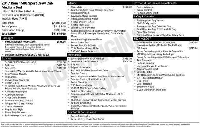 Used 2017 RAM 1500 Sport w/ Convenience Group AWD/4WD image 7