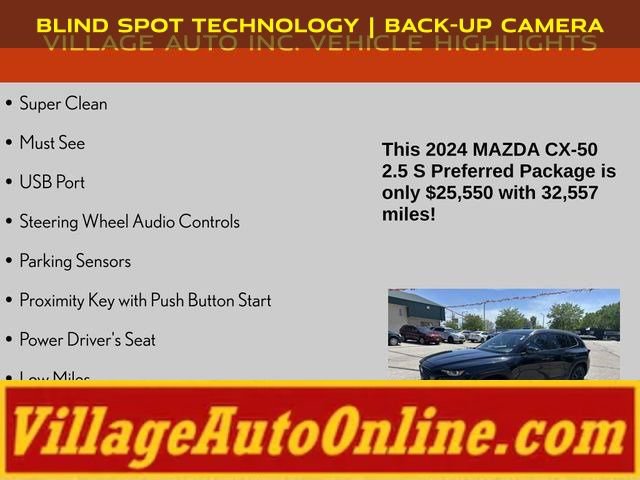 Used 2024 MAZDA CX-50 AWD 2.5 S w/ Preferred Package image 8