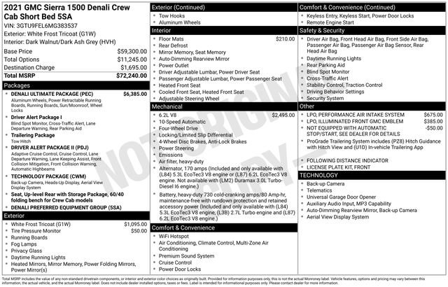 Used 2021 GMC Sierra 1500 Denali w/ Denali Ultimate Package image 5