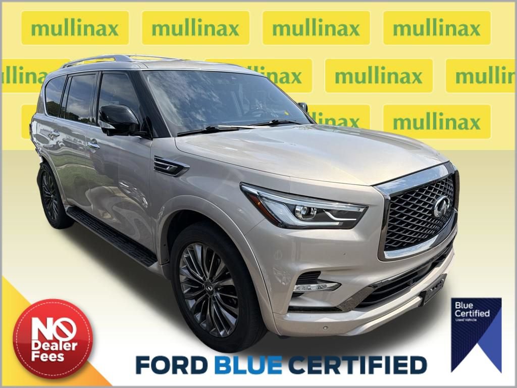 Used 2021 INFINITI QX80 Premium Select w/ Cargo Package AWD/4WD video 1