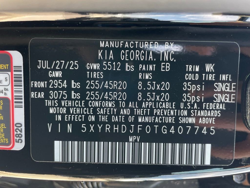 New 2026 Kia Sorento EX image 36