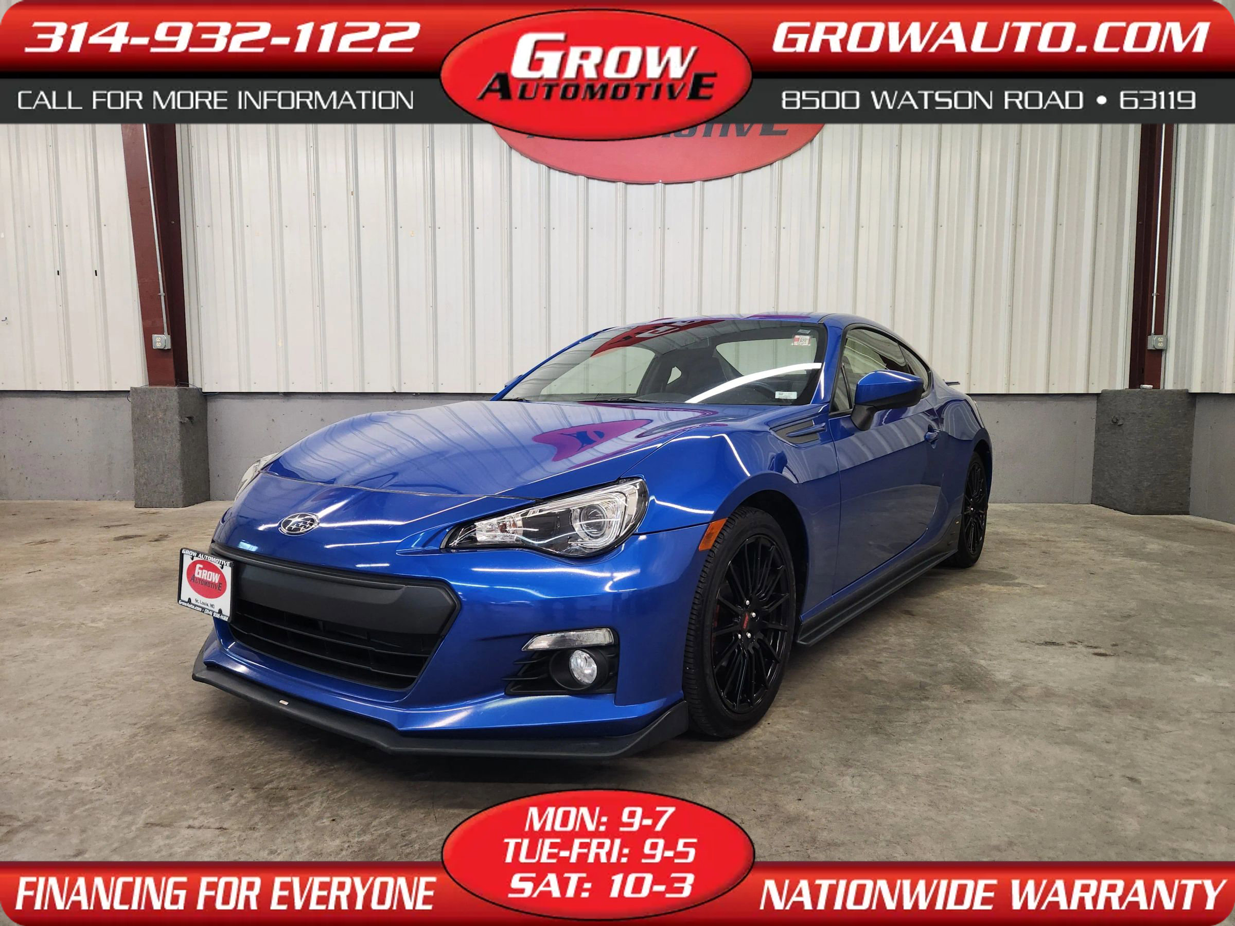 Used 2015 Subaru BRZ Series.Blue