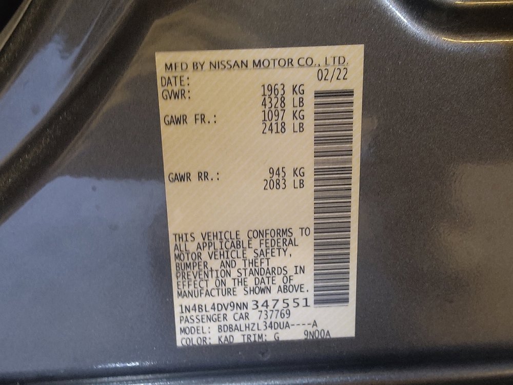 Used 2022 Nissan Altima 2.5 SV image 33