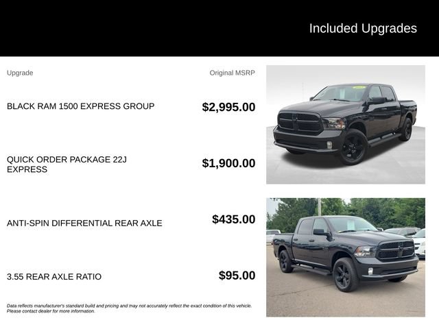 Used 2017 RAM 1500 Express w/ Black Ram 1500 Express Group AWD/4WD image 8