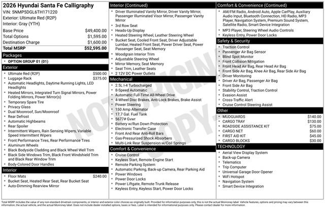 New 2026 Hyundai Santa Fe Calligraphy image 32