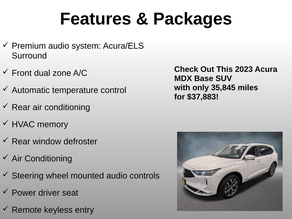 Used 2023 Acura MDX w/ Technology Package AWD/4WD image 12