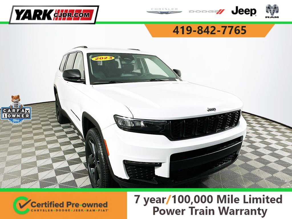 Certified 2023 Jeep Grand Cherokee L Limited w/ Black Appearance Package AWD/4WD image 1