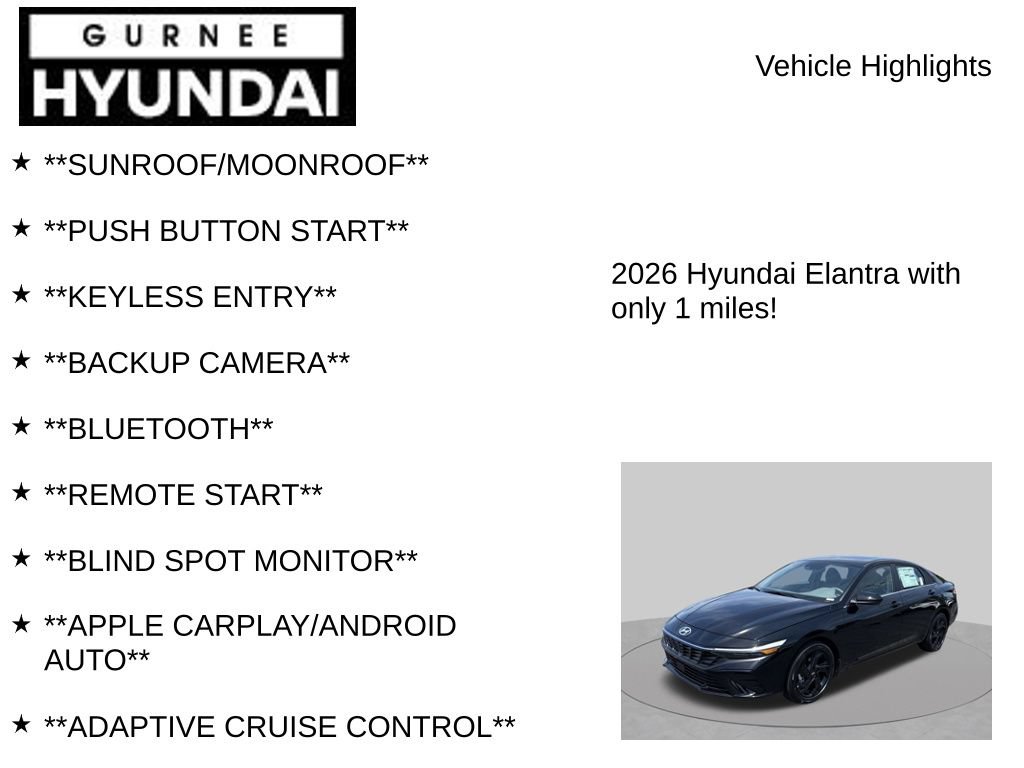 New 2026 Hyundai Elantra SEL Sport Premium FWD image 8