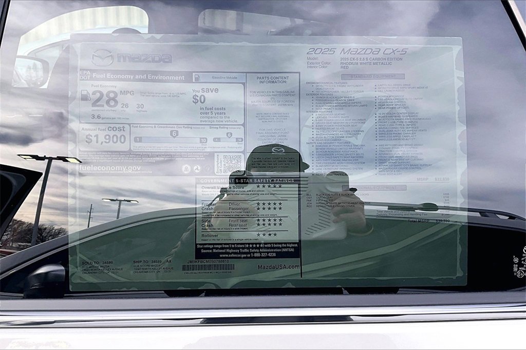 New 2025 MAZDA CX-5 Carbon Edition image 13