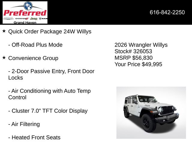 New 2026 Jeep Wrangler Willys image 30