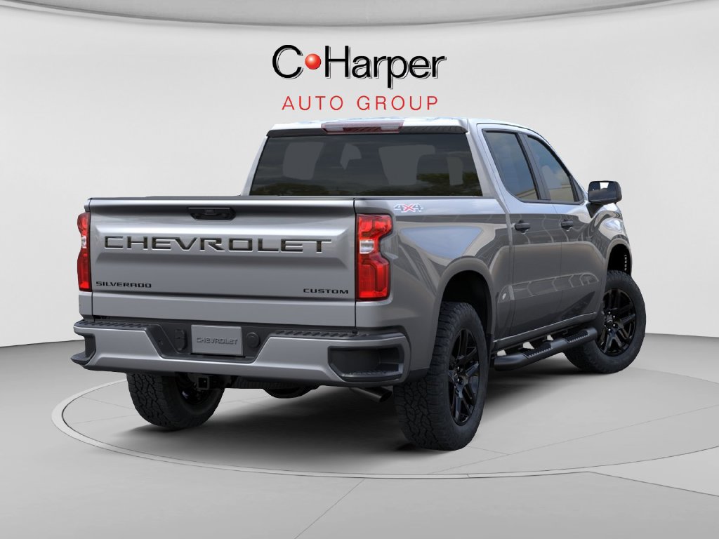 New 2026 Chevrolet Silverado 1500 Custom w/ LPO, Dark Essentials Package AWD/4WD image 4