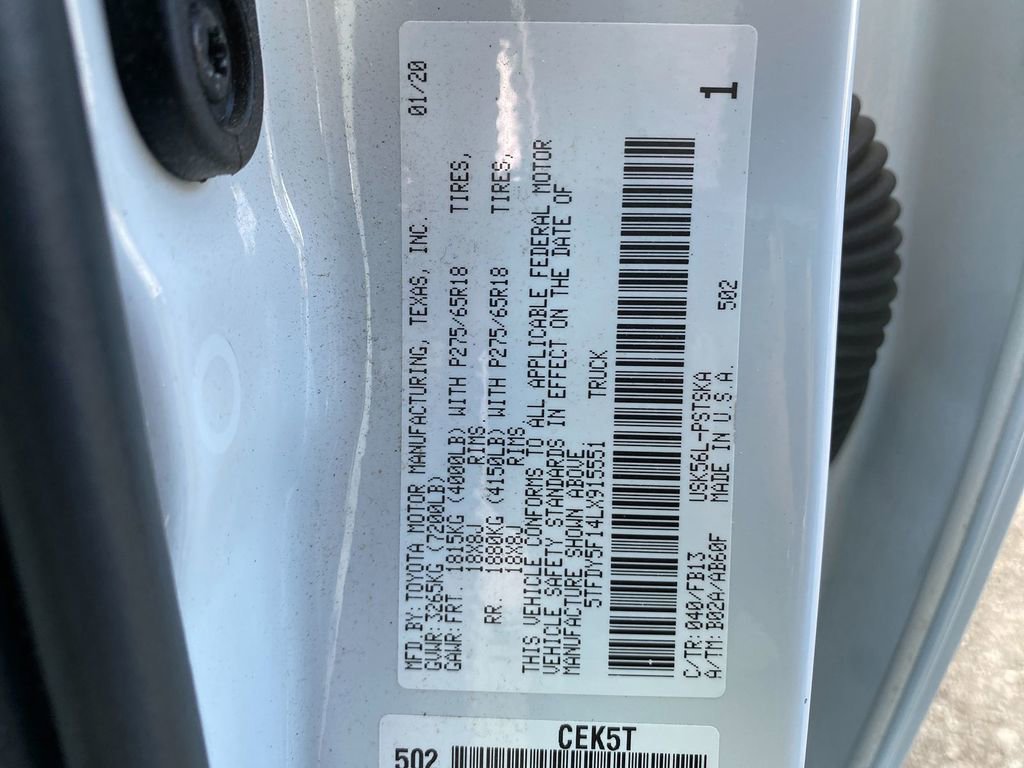 Used 2020 Toyota Tundra SR5 w/ TRD Off-Road Package image 30