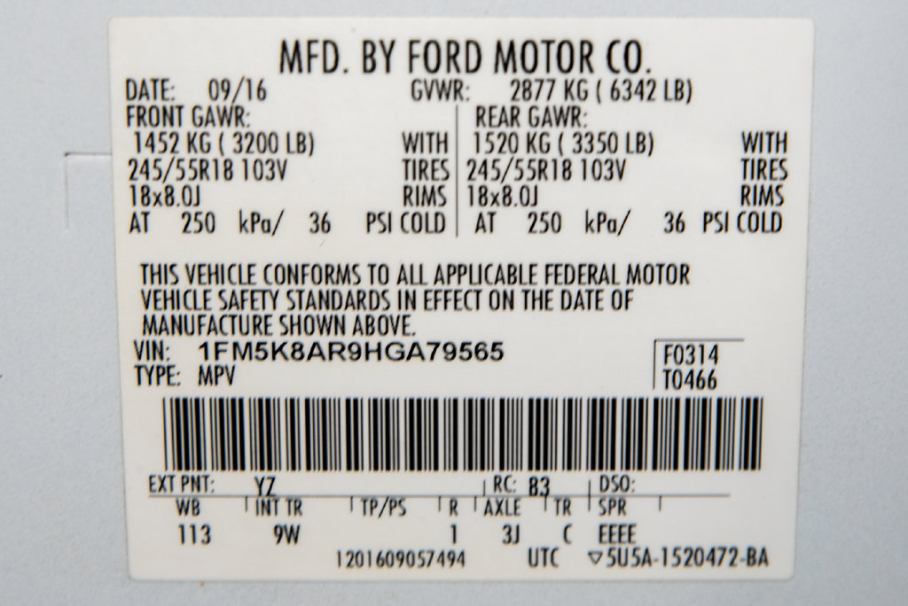 Used 2017 Ford Explorer 4WD Police Interceptor w/ Cargo Wiring Upfit Package image 24
