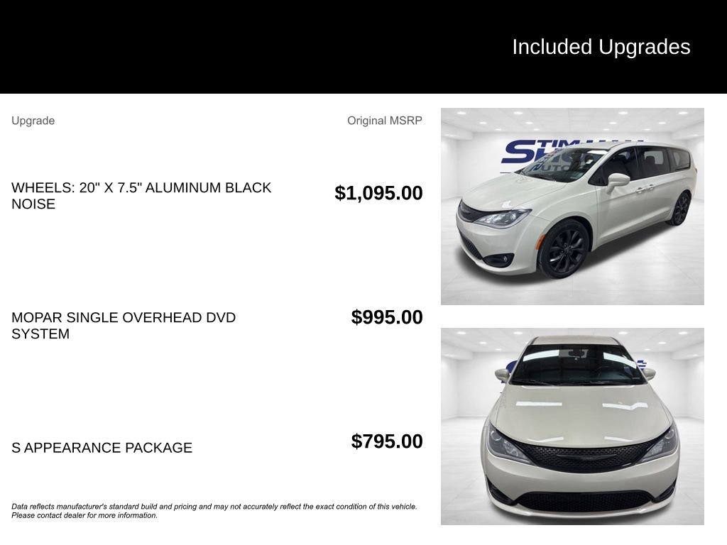 Used 2020 Chrysler Pacifica Touring w/ S Appearance Package image 2