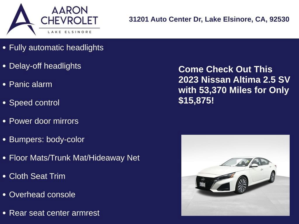 Used 2023 Nissan Altima 2.5 SV image 20