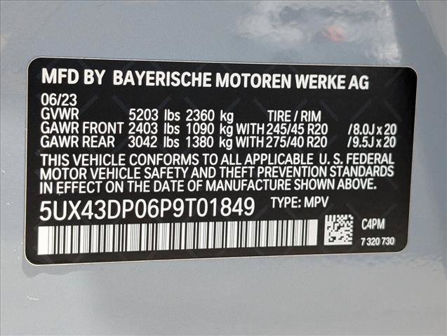 Certified 2023 BMW X3 sDrive30i w/ M Sport Package RWD image 27