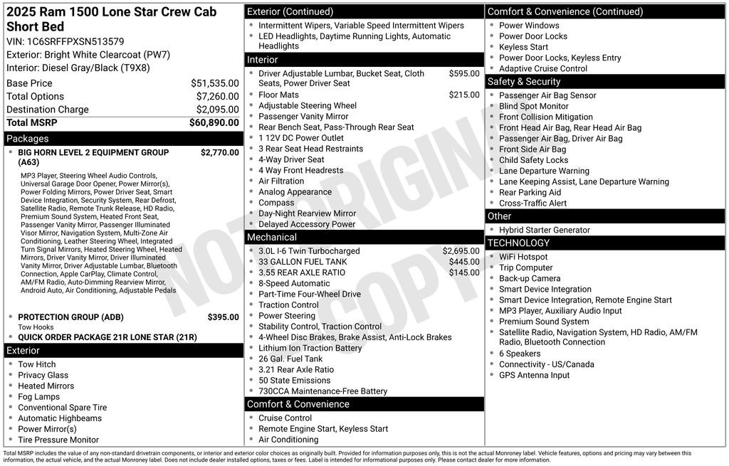 Used 2025 RAM 1500 Lone Star AWD/4WD image 42