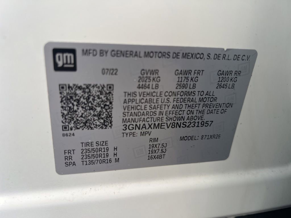 Used 2022 Chevrolet Equinox RS image 42