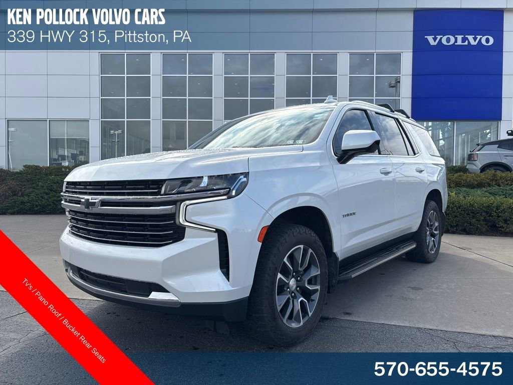 Used 2021 Chevrolet Tahoe LT w/ Rear Media and Nav Package