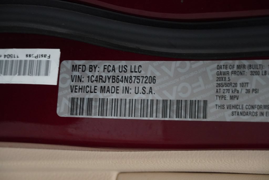 Certified 2022 Jeep Grand Cherokee Limited 4xe AWD/4WD image 55