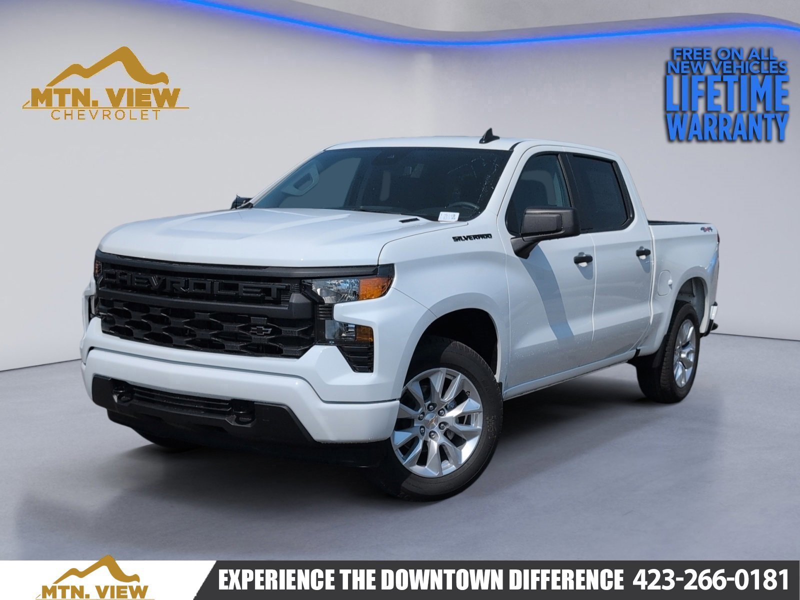 New 2025 Chevrolet Silverado 1500 Custom w/ LPO, Dark Essentials Package