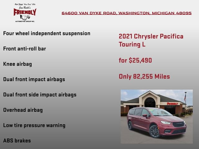 Used 2021 Chrysler Pacifica Touring-L w/ S Appearance Package image 25