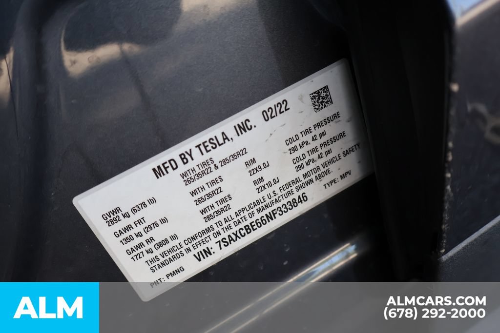 Used 2022 Tesla Model X Plaid AWD/4WD image 38