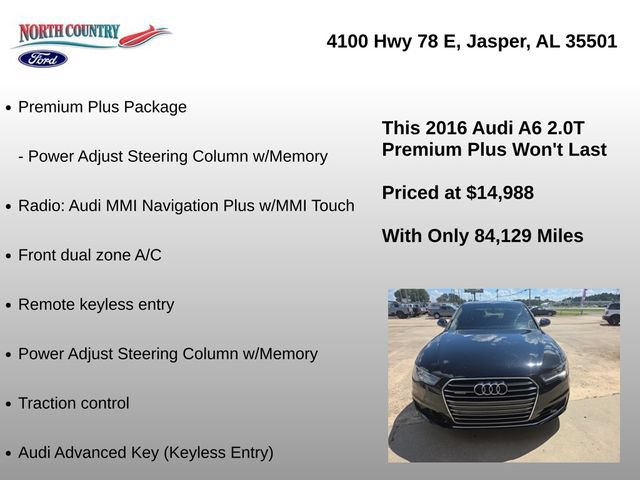 Used 2016 Audi A6 2.0T Premium Plus w/ Premium Plus Package AWD/4WD image 15