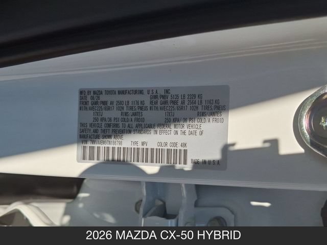 New 2026 MAZDA CX-50 2.5 Hybrid w/ Weather Package AWD/4WD image 27