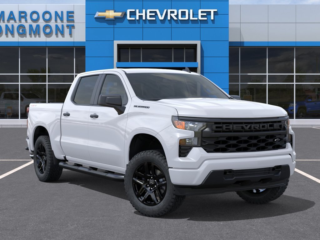 New 2026 Chevrolet Silverado 1500 Custom w/ Turbomax Blackout Package AWD/4WD image 7