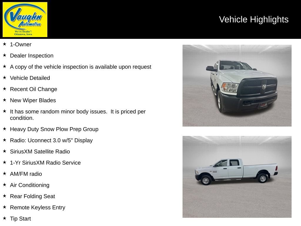 Used 2018 RAM 2500 Tradesman w/ Popular Equipment Group image 2