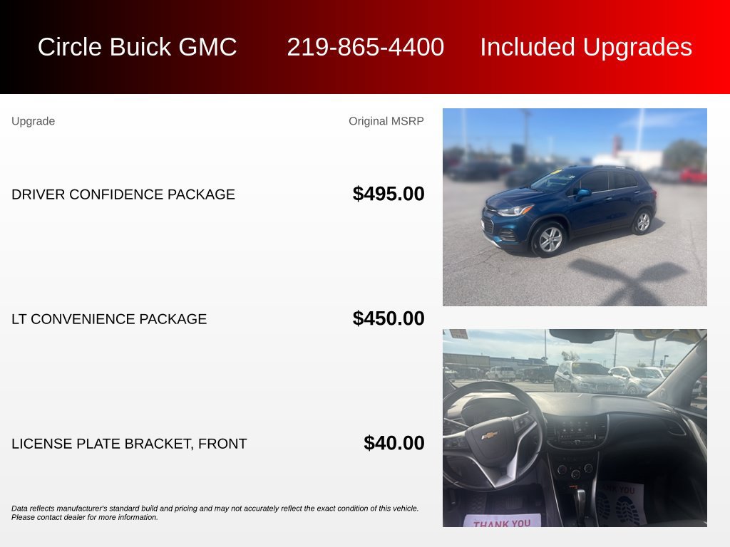 Used 2020 Chevrolet Trax LT w/ Driver Confidence Package FWD image 3