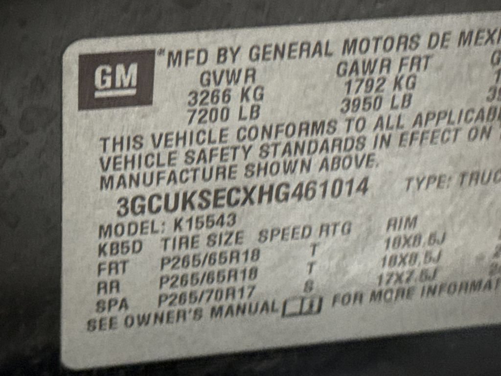 Used 2017 Chevrolet Silverado 1500 LTZ AWD/4WD image 28