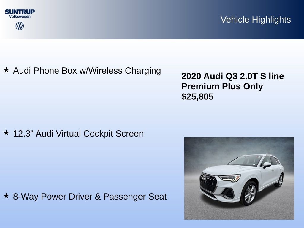 Used 2020 Audi Q3 2.0T Premium Plus image 29