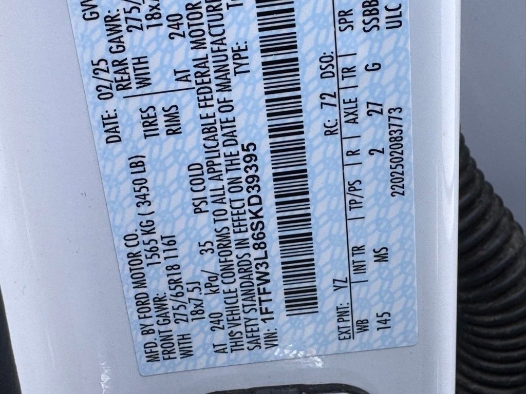 Used 2025 Ford F150 XLT w/ Equipment Group 301A Standard image 43