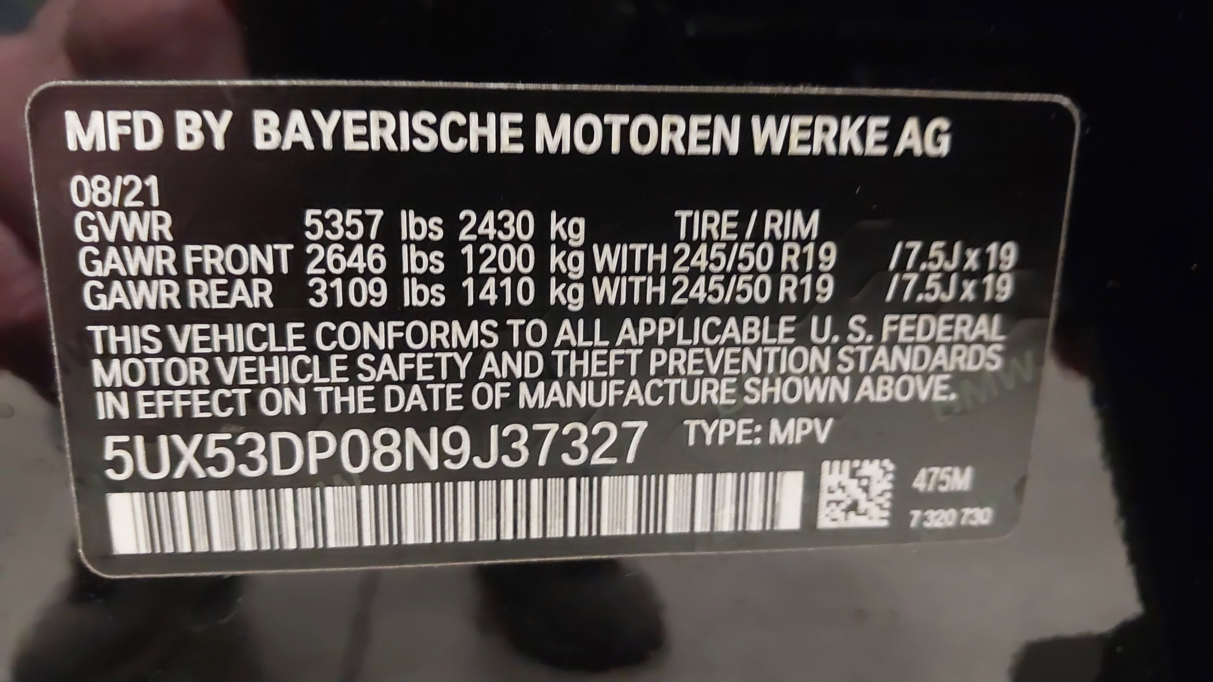 Used 2022 BMW X3 xDrive30i w/ Convenience Package image 34