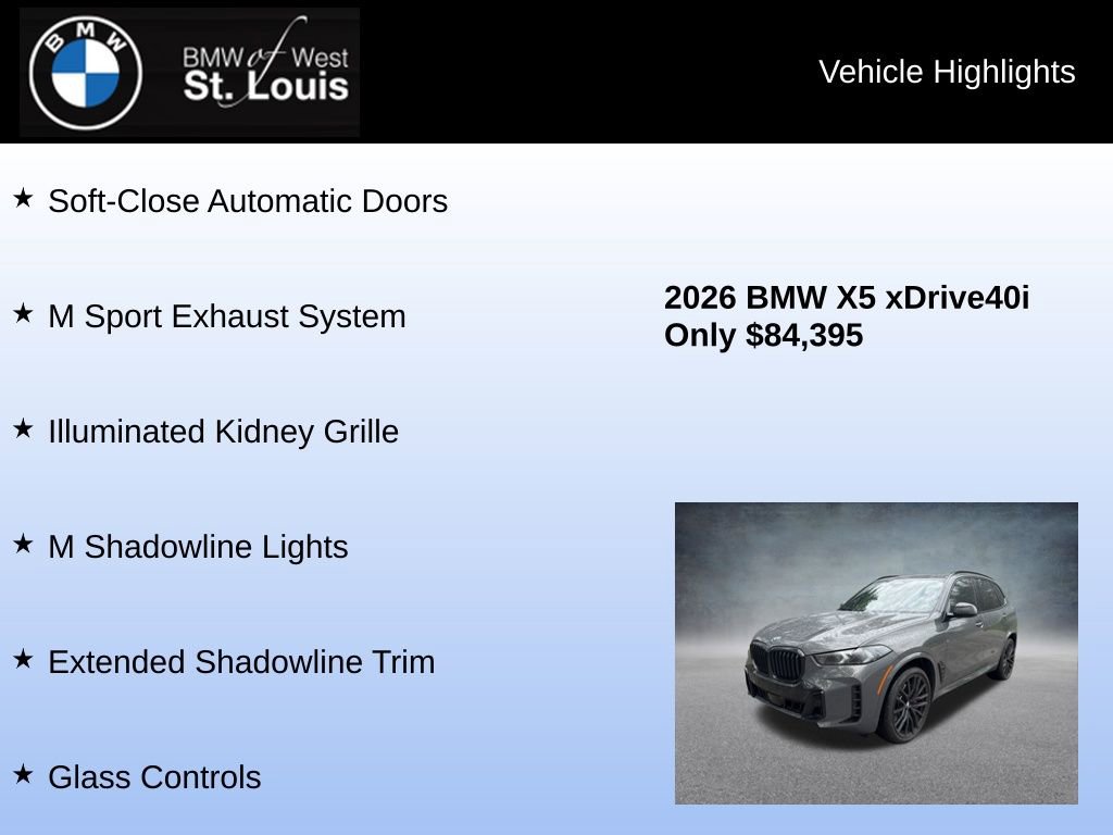 Used 2026 BMW X5 xDrive40i w/ Executive Package AWD/4WD image 32