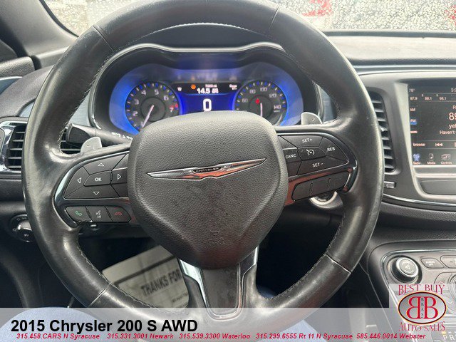 Used 2015 Chrysler 200 S w/ Navigation & Sound Group I AWD/4WD image 12