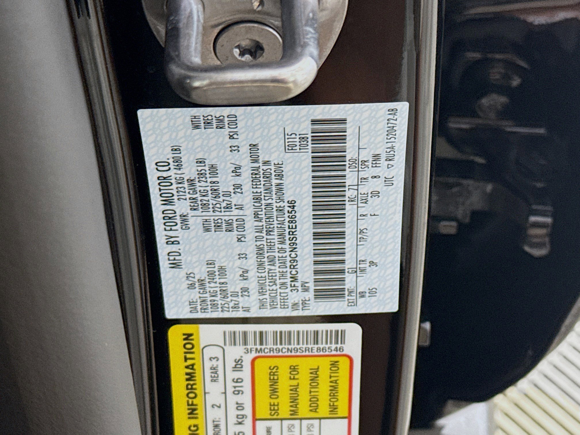 Used 2025 Ford Bronco Sport Outer Banks w/ Outer Banks Tech Package+ AWD/4WD image 40