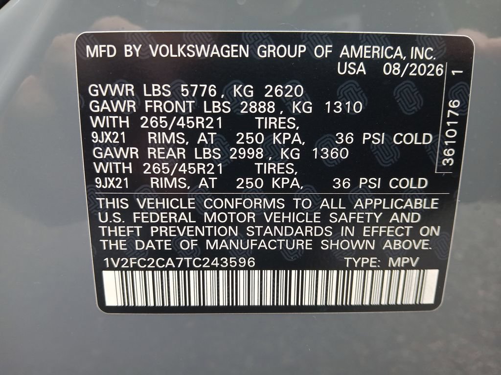 New 2026 Volkswagen Atlas Cross Sport SEL Premium R-Line AWD/4WD image 30