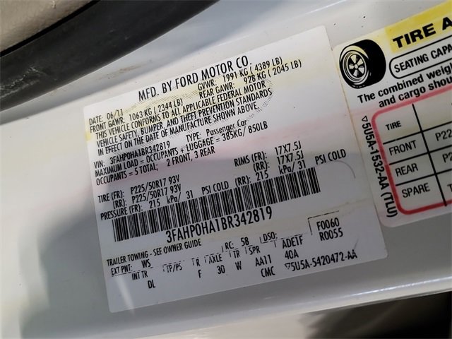 Used 2011 Ford Fusion SE w/ 202A Rapid Spec Order Code image 30