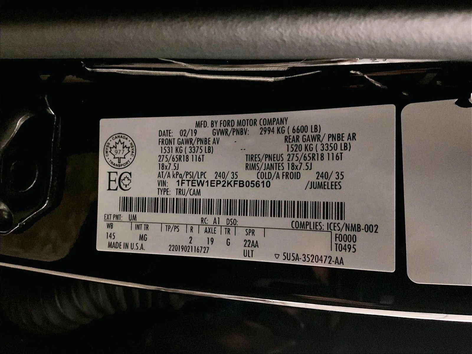 Used 2019 Ford F150 XLT w/ XTR Package image 34