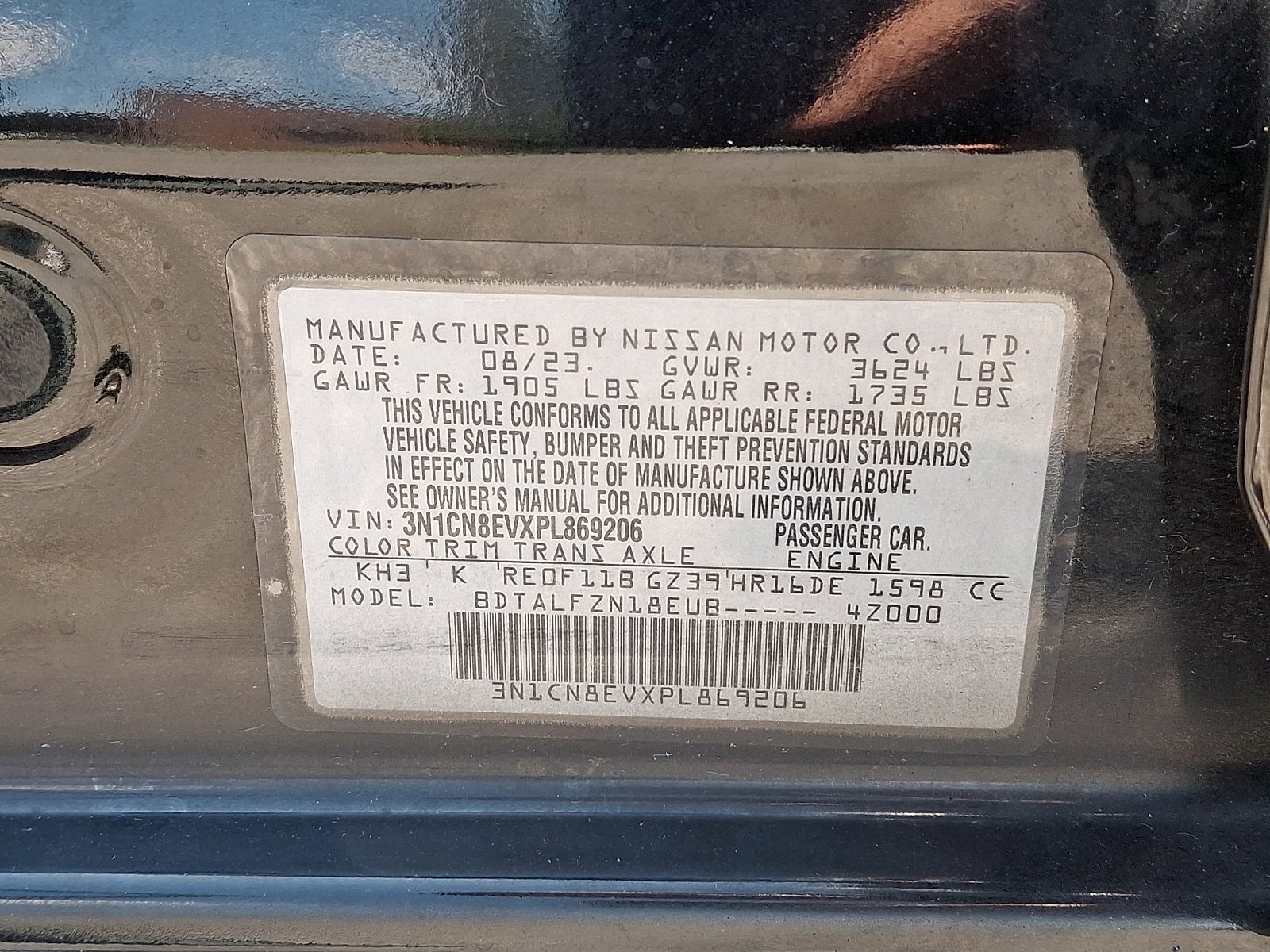 Used 2023 Nissan Versa SV FWD image 25