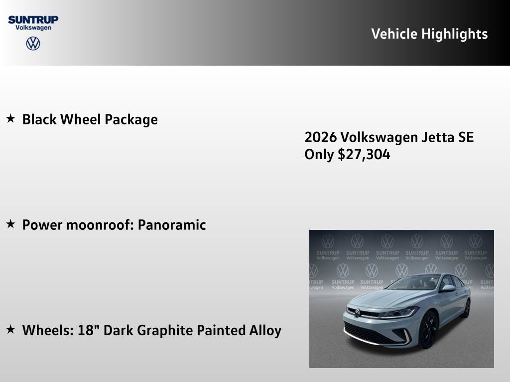 New 2026 Volkswagen Jetta SE image 7