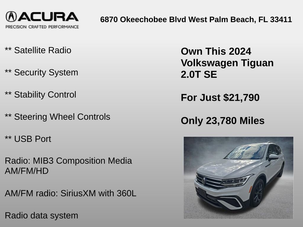 Used 2024 Volkswagen Tiguan SE image 18