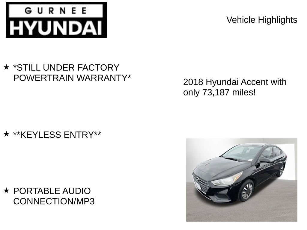 Used 2018 Hyundai Accent SE image 7